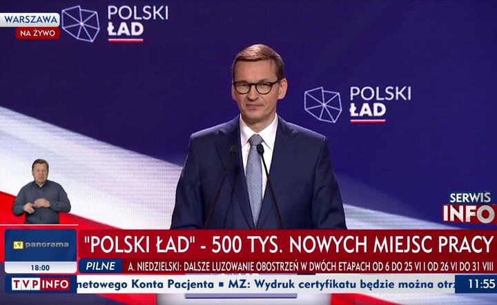 Morawiecki: Chcemy pokazać konkret i wiarygodność Polskiego Ładu