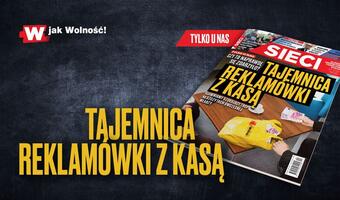 „Sieci”: Tajemnica reklamówki z kasą