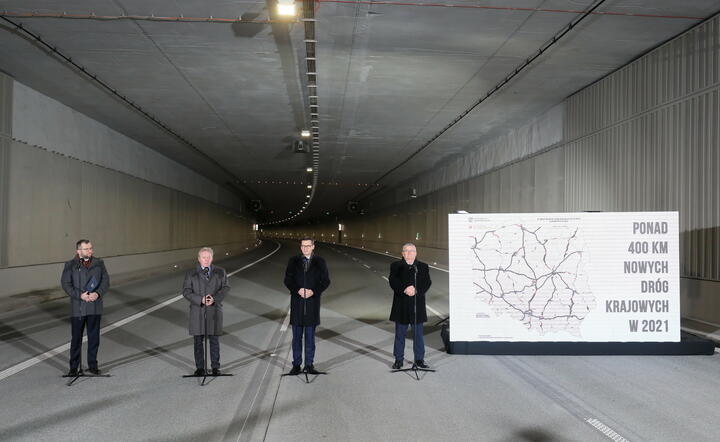 Grzegorz Puda, Janusz Wojciechowski, Mateusz Morawiecki, Andrzej Adamczyk / autor: PAP