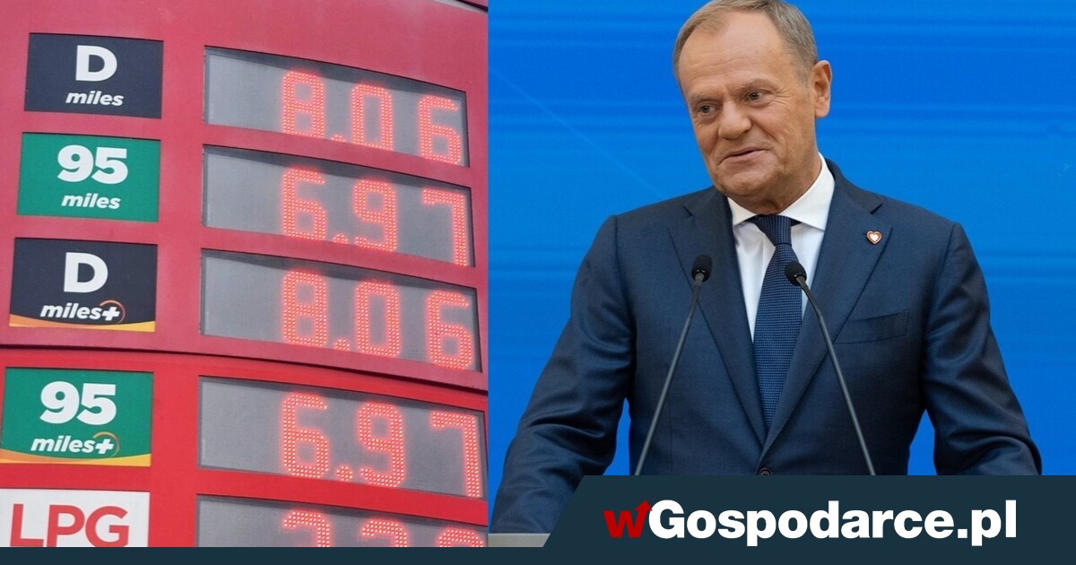 Kulawy CPN! Krytykują Tuska w sprawie cen paliw