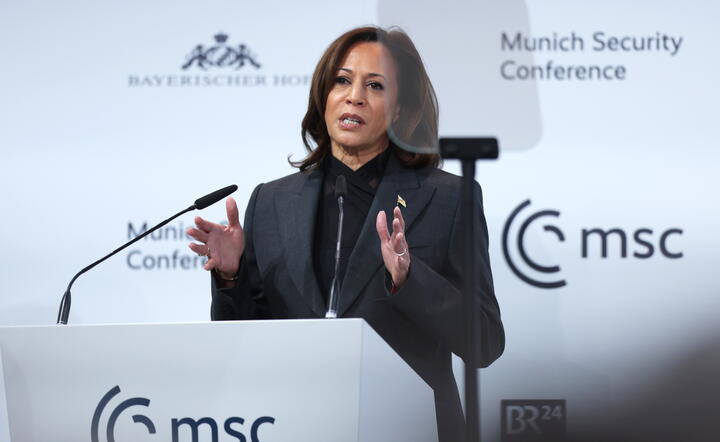Kamala Harris w Monachium / autor: PAP/EPA