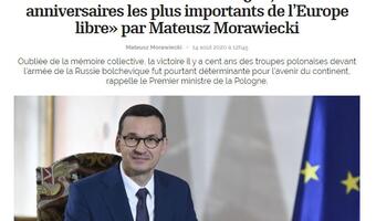 Premier w światowych mediach o stuleciu Bitwy Warszawskiej