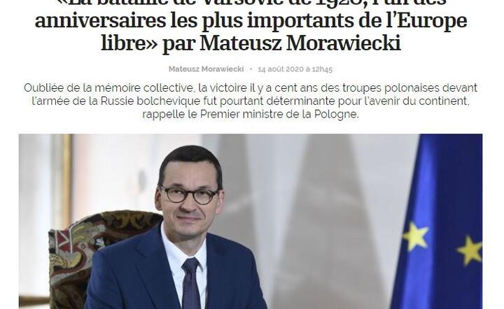 Morawiecki, l'Opinion / autor: screen Fratria