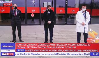 Szpitale tymczasowe "ostatnią linią obrony"