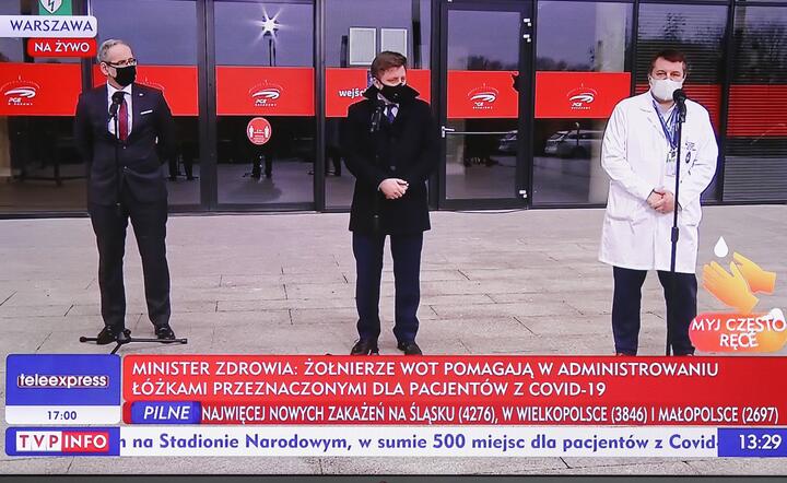 Konferencja prasowa / autor: PAP