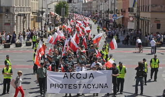 Celnicy protestują przeciwko rządowym reformom