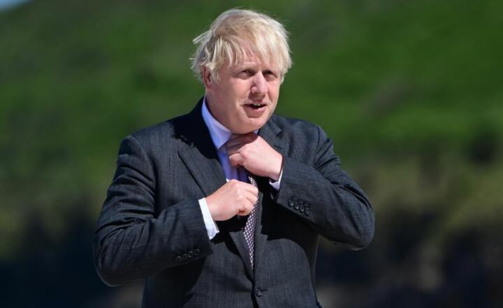 Brytyjski premier Boris Johnson / autor: PAP/EPA/NEIL HALL / POOL