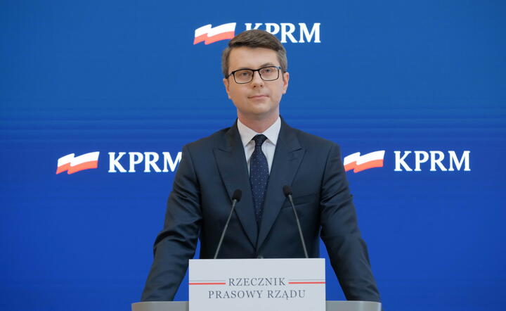 Rzecznik rządu Piotr Mueller  / autor: PAP/Mateusz Marek