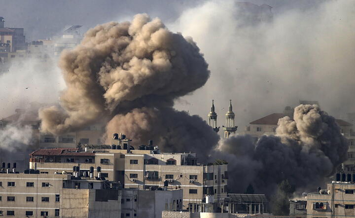 MIDEAST ISRAEL PALESTINIANS GAZA CONFLICT / autor: PAP/EPA/MOHAMMED SABER