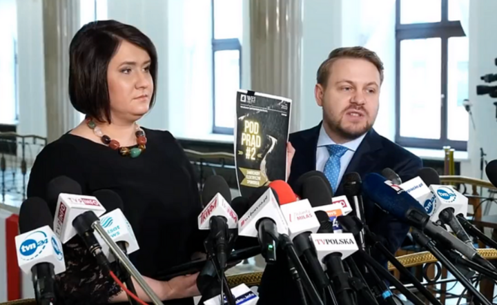 politycy SP Jacek Ozdoba i Anna Maria Siarkowska / autor: Solidarna Polska