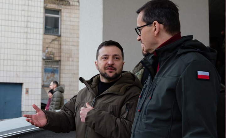 Zełenski i Morawiecki / autor: Twitter/Kancelaria Premiera