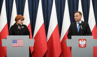 Ambasador USA Mosbacher modli się o zdrowie prezydenta Dudy