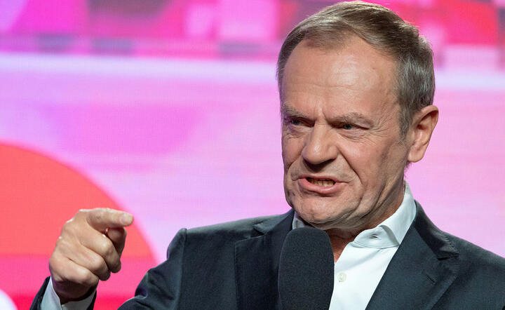 Donald Tusk PO/KO / autor: Fratria