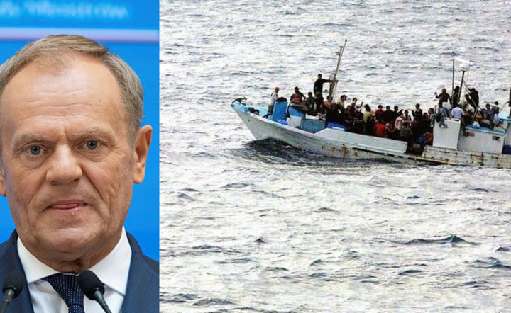 Premier Donald Tusk i pakt migracyjny / autor: PAP/Pixabay