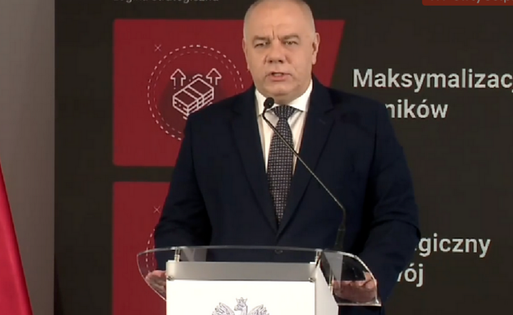 Jacek Sasin, szef MAP / autor: TVP INfo