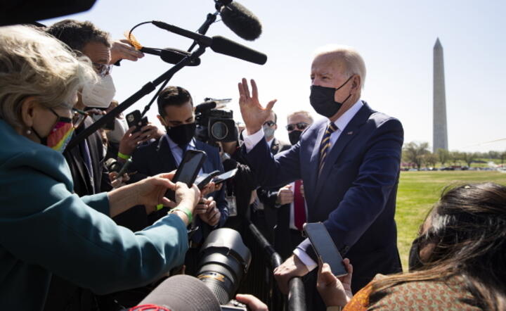 USA BIDEN WHITE HOUSE / autor: PAP/EPA/MICHAEL REYNOLDS / POOL