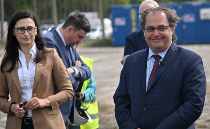 wiceminister infrastruktury Marek Gróbarczyk / autor: PAP/Marcin Bielecki