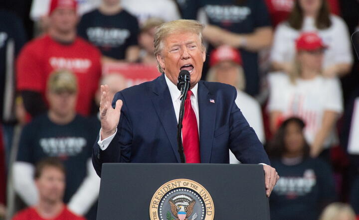 Donald Trump / autor: PAP/EPA/TRACIE VAN AUKEN