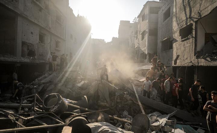 Strefa Gazy  / autor: PAP/EPA/HAITHAM IMAD