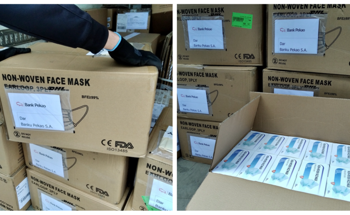 Fundacja Banku Pekao przekaże 23 tysiące maseczek / autor: Fundacja Banku Pekao