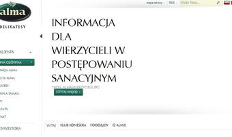 Alma Market: "Sprzedaż zorganizowanej części przedsiębiorstwa" Kto kupuje?