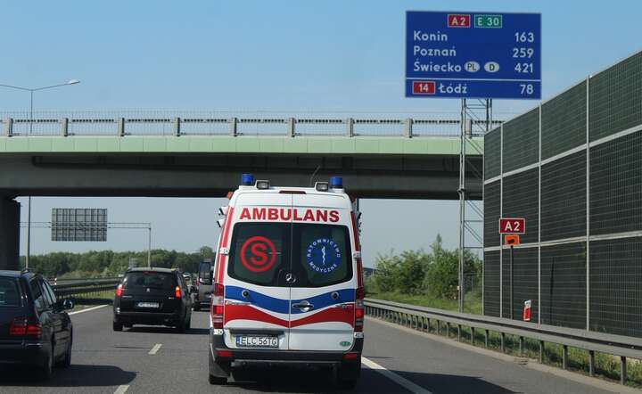Fragment autostrady A2 - tu powstanie trzeci pas ruchu / autor: Fratria / MK