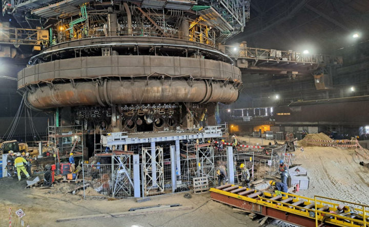 Remont wielkiego pieca nr 2 w Dąbrowie Górniczej / autor: ArcelorMittal Polska