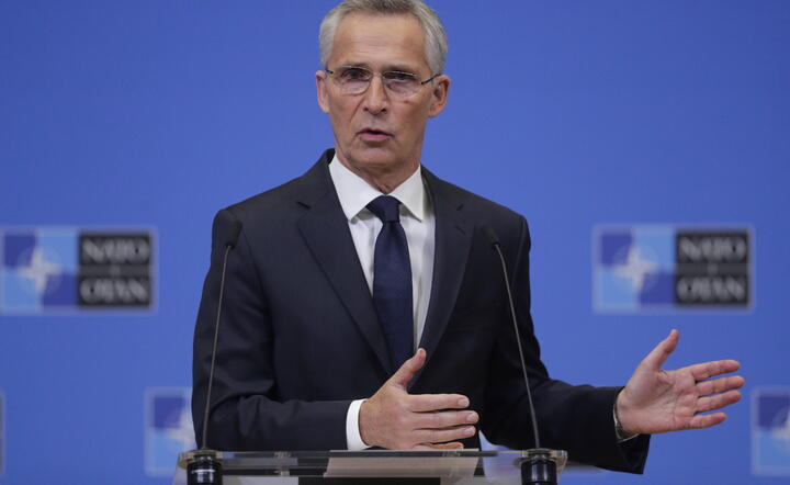 sekretarz generalny NATO Jens Stoltenberg / autor: PAP/EPA/OLIVIER HOSLET
