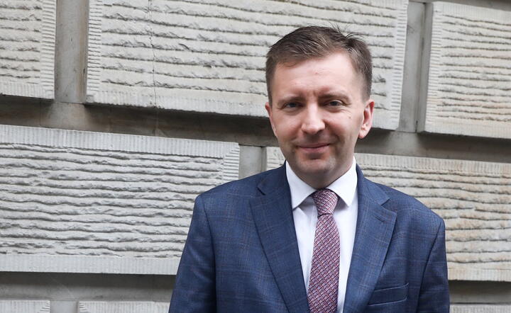 minister-członek Rady Ministrów, przewodniczący Stałego Komitetu Rady Ministrów Łukasz Schreiber / autor: PAP/Tomasz Gzell