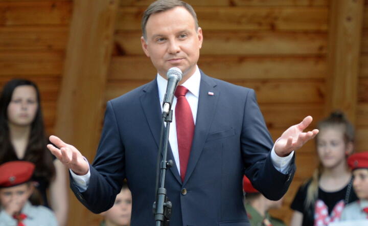  Prezydent Andrzej Duda podczas spotkania z mieszkańcami Buska-Zdroju, fot. PAP/Piotr Polak (3)