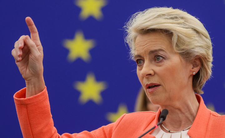 przewodnicząca Komisji Europejskiej Ursula von der Leyen / autor: PAP/EPA/JULIEN WARNAND