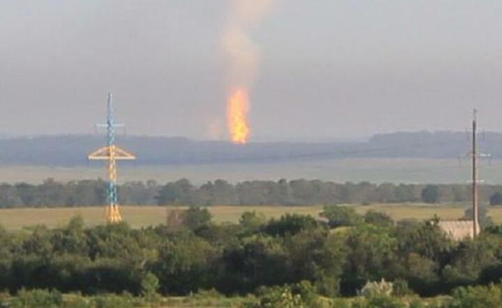 atak na gazociąg Donieck-Mariupol / autor: Tim Hogan 浩勤 / Twitter