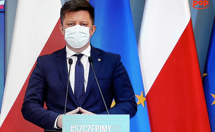 pełnomocnik rządu ds. programu szczepień, szef KPRM Michał Dworczyk / autor: fotoserwis PAP