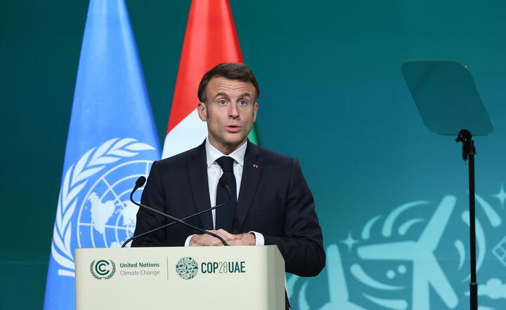 Prezydent Francji Emmanuel Macron / autor: PAP