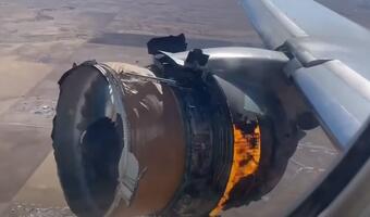 Boeing w ogniu! Sypał się na oczach pasażerów! [wideo]