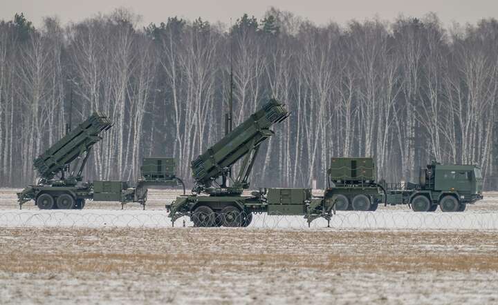 Bateria Patriot Wojska Polskiego na stanowisku bojowym, Warszawa, luty 2023 r. / autor: Fratria / AS