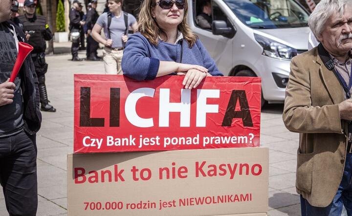 Protest frankowiczów / autor: fot. Fratria