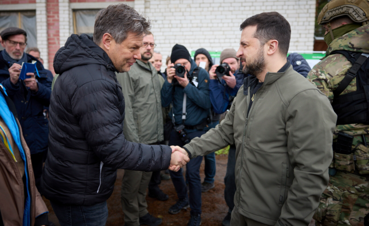 Habeck i Zełenski / autor: PAP