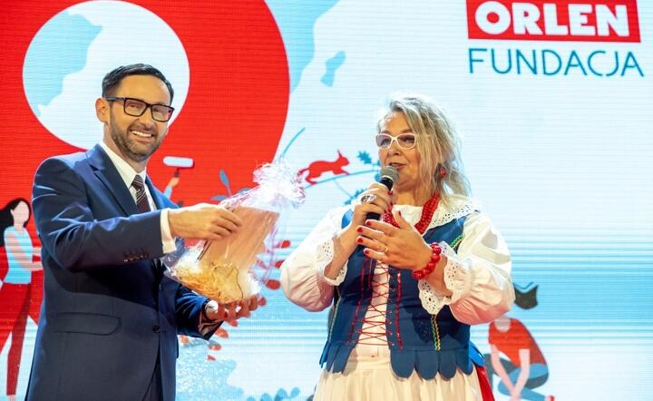 Ewa Michniewska i Daniel Obajtek / autor: Materiały prasowe
