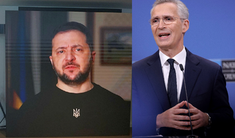 Padły gorzkie słowa. Stoltenberg vs. Zełenski