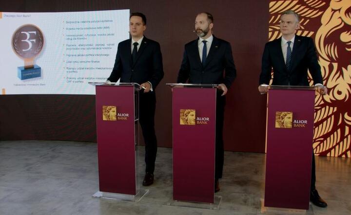 Od lewej: Tomasz Miklas, Grzegorz Olszewski i Radomir Gibała podczas konferencji prasowej  / autor: Fratria 