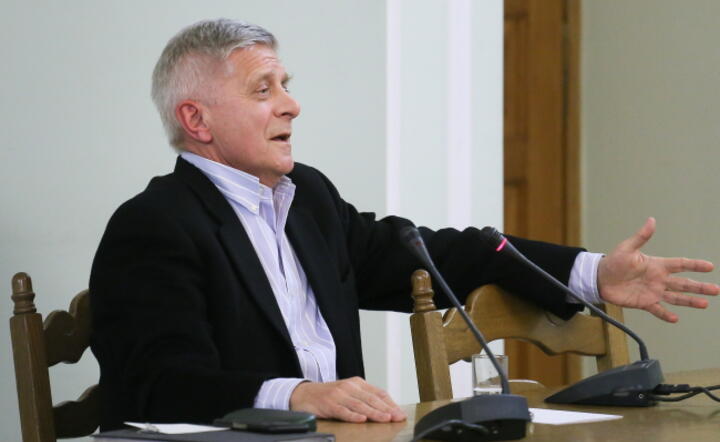 Były prezes Narodowego Banku Polskiego Marek Belka zeznaje przed sejmową Komisją śledczą ds. Amber Gold, fot. PAP/Paeł Supernak