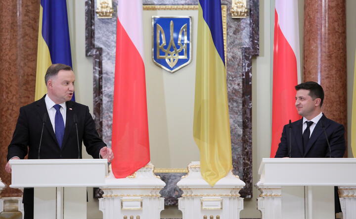 Andrzej Duda i Wolodymyr Zelensky / autor: PAP