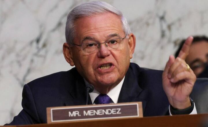 szef komisji ds. zagranicznych Senatu USA Bob Menendez / autor: Mike Kevrekidis/Tt
