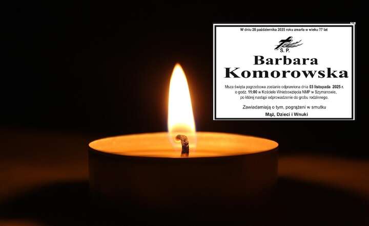 Barbara Komorowska zmarła we wtorek, 28 października w wieku 77 lat / autor: Pixabay