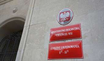 Strajk okupacyjny rolników w budynku resortu rolnictwa