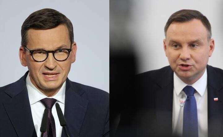 Mateusz Morawiecki i Andrzej Duda / autor: Fratria