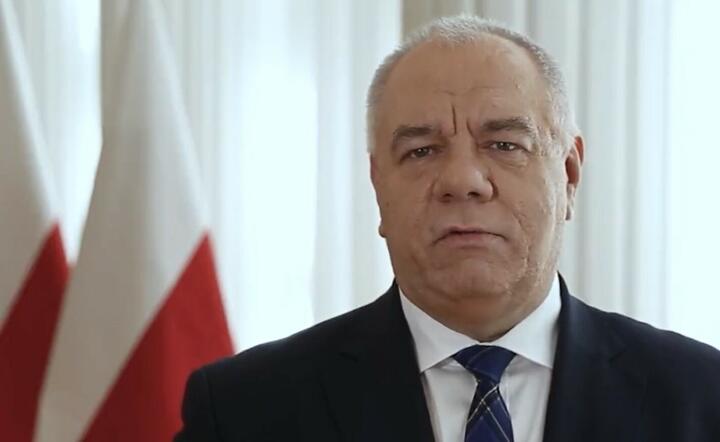 Wicepremier Jacek Sasin minister aktywów państwowych w wystąpieniu na TT / autor: Twitter /@MAPGOVPL